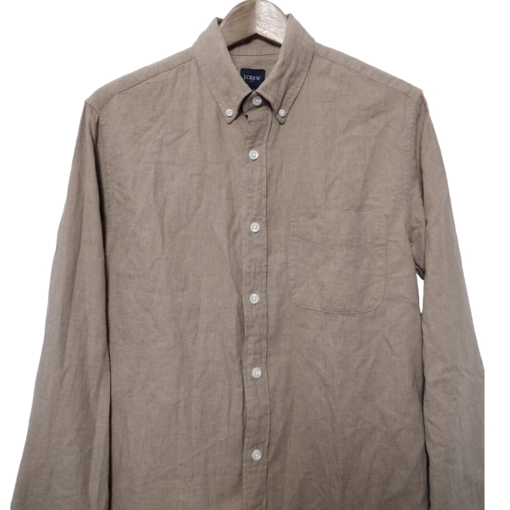 J.Crew Solid Brushed Twill Shirt - Picture 2 of 7